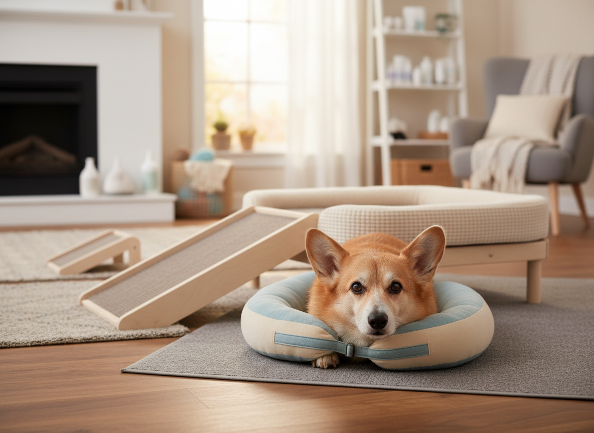 犬關節退化溫暖照護環境設置